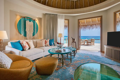 Living Room in The Nautilus Maldives