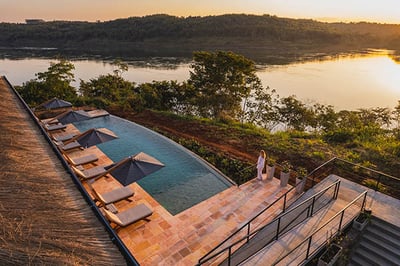 Pool area at Pristine Iguazu Camp