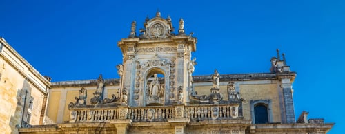 Beautiful old building in Lecce Italy