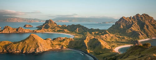 views over islands in komodo national park