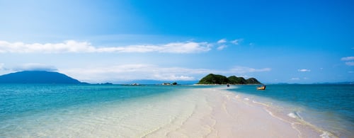 Peaceful beach in heaven Nha Trang, VietNam