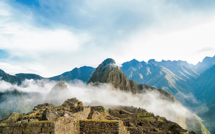 misty mornings across machu picchu