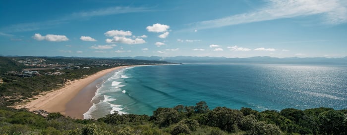 View of large bay in South Africa