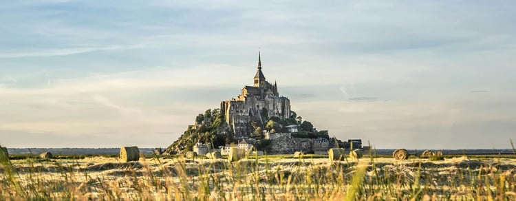  ? Panoramic view of Mont Saint Michel 